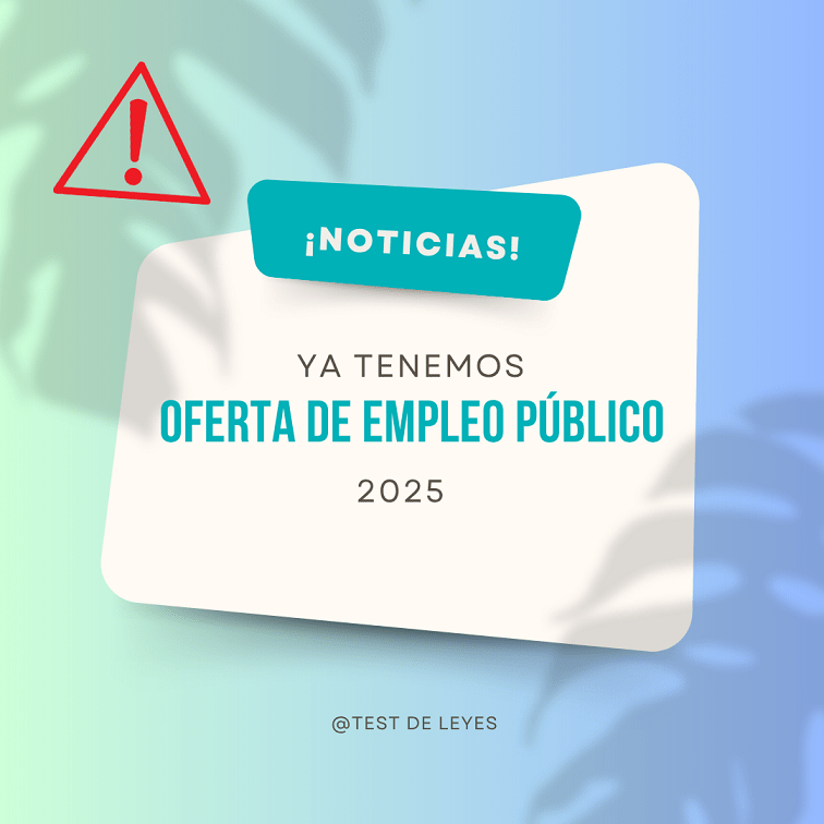 Publicada la OFERTA DE EMPLEO PÚBLICO de 2025